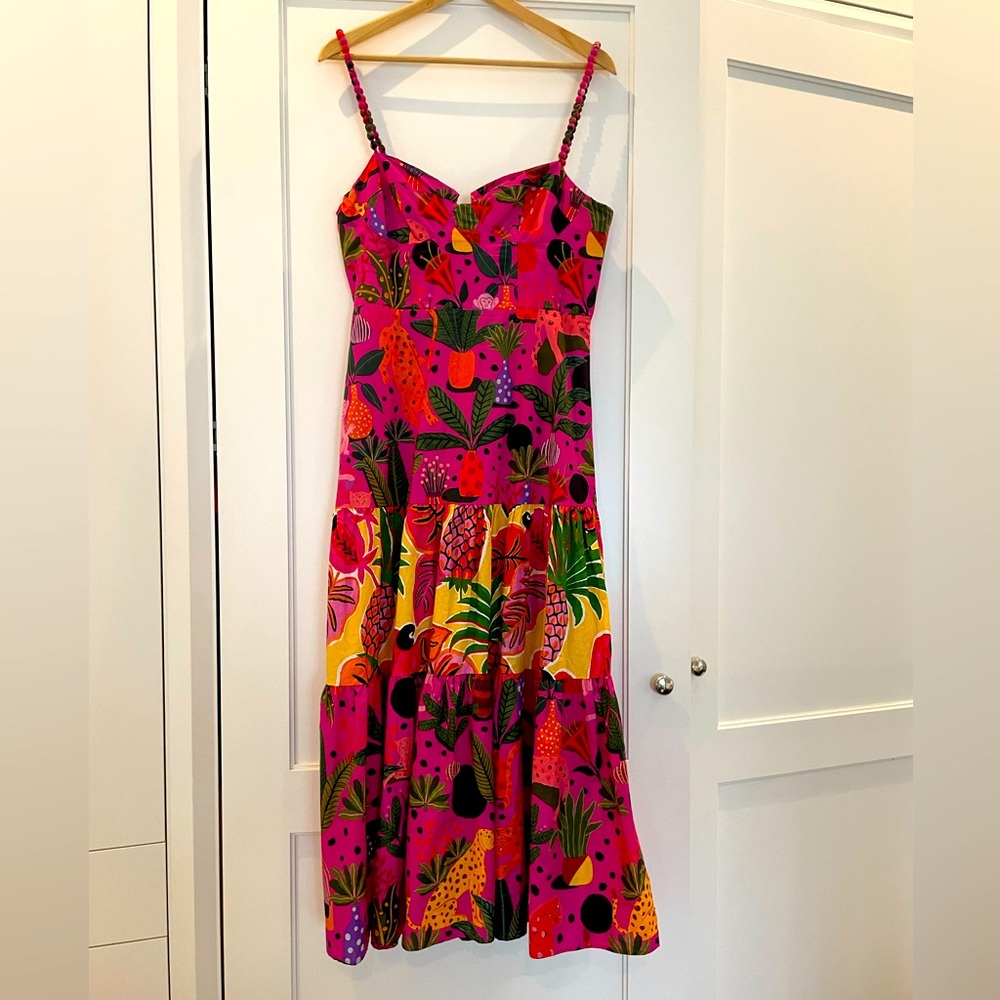 FarmRio medium tropical midi dress